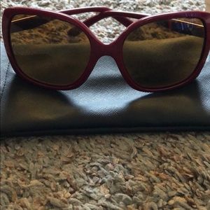 Maroon women’s Oakley sunglasses